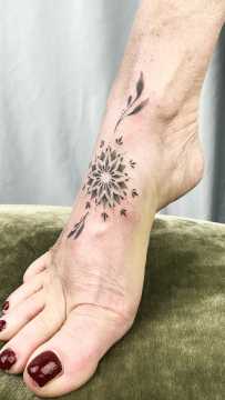 tattoo op voet
